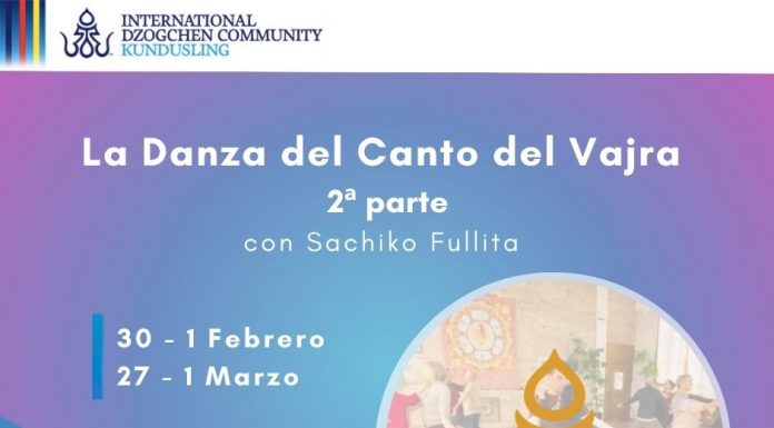 Curso de la Danza del Canto del Vajra – 2ª parte con Sachiko Fullita en Kundusling