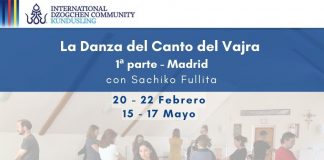 Curso de la Danza del Canto del Vajra 1ª parte con Sachiko Fullita, en Madrid