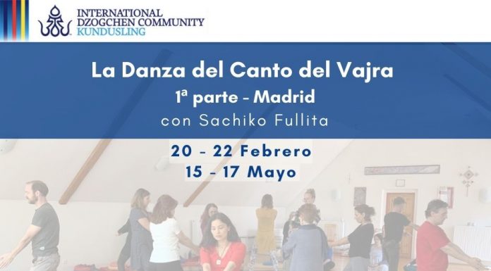 Curso de la Danza del Canto del Vajra 1ª parte con Sachiko Fullita, en Madrid