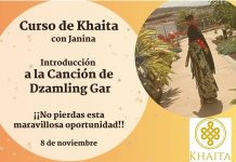 Curso de Danzas Khaita. La Canción de Dzamling Gar – 8 de noviembre